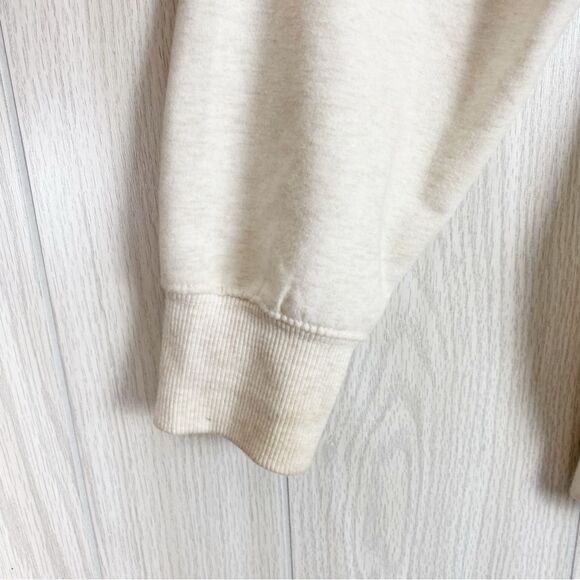 Wildfox | Cream & Pink Leopard Print Lip Sweater Size Medium - Picture 5 of 8